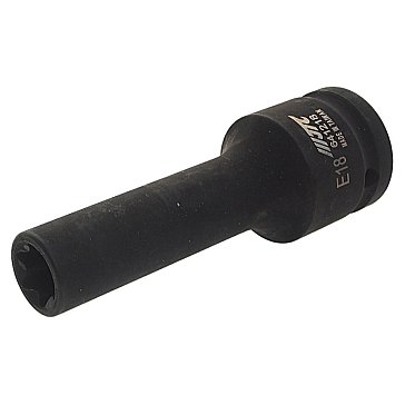 Изображение товара Головка торцевая JTC JTC-641218, глубокая, ударная, 6-гранная, TORX, E18, 110 мм, 3/4DR