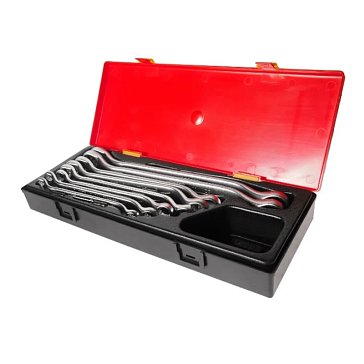 Изображение товара Набор накидных ключей JTC JTC-K6082 8 шт. 8-24 мм в кейсе, Тайвань