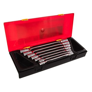 Изображение товара Набор двенадцатигранных шарнирных ключей JTC JTC-K6072 7 шт Размер 6-19 мм