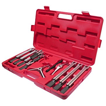 Изображение товара Набор съемников универсальных JTC JTC-4659 трехзахватных в кейсе 12 предметов