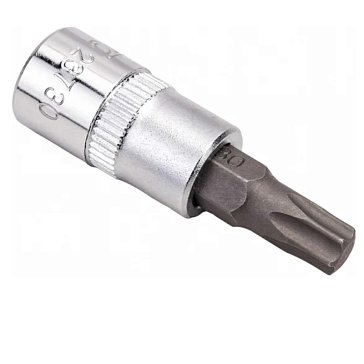 Изображение товара Головка с насадкой TORX T30 1/4 дюйма JTC-23730, длина 37 мм