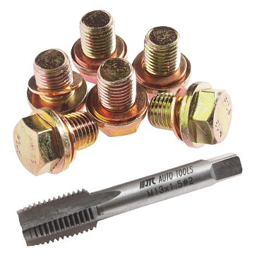 Изображение товара Набор для ремонта резьбы маслосливных отверстий JTC JTC-2030 13 мм (в боксе)