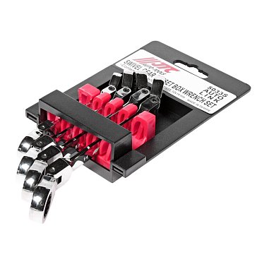 Изображение товара Набор ключей накидных трещеточных с подвижной головкой JTC JTC-5033S, 8-14мм, 4 предмета