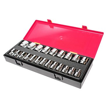 Изображение товара Набор двенадцатигранных торцевых головок JTC JTC-K4222 1/2 дюйма 8-32 мм 22 шт в кейсе