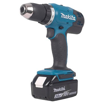 Изображение товара Аккумуляторная дрель-шуруповерт Makita DDF453RFE с кейсом
