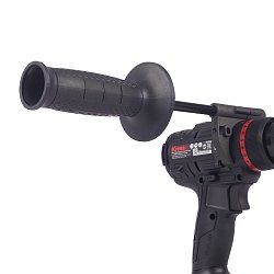 Дрель-шуруповерт аккумуляторная Kress KUC35, ударная, бесщеточная, 20В, 150Нм, 4Ач х2, ЗУ 6А.