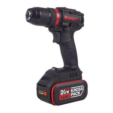 Изображение товара Аккумуляторная дрель-шуруповерт Kress KUA71 20В 60Нм кейс