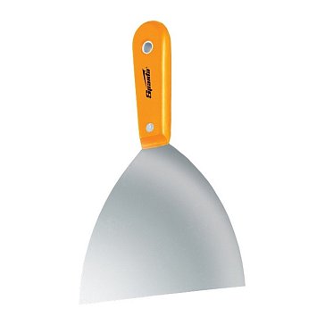 Изображение товара Шпательная лопатка стальная Sparta 852485, 150 мм, полированная, пластмассовая ручка 