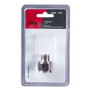 Изображение товара Переходник Fubab 180183 B 3/8 M на 1/2 F блистер