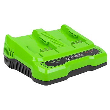 Изображение товара Зарядное устройство на 2 аккумулятора Greenworks 24В 2931907
