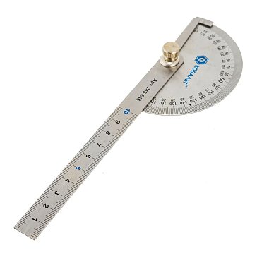 Изображение товара Угломер переставной с транспортиром Кобальт 243-646 150 мм металлический