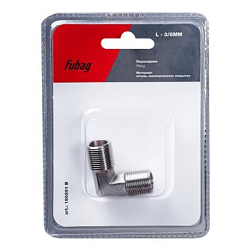 Изображение товара Переходник Fubag 180291 B, L - 3/8"MM, блистер 1 шт