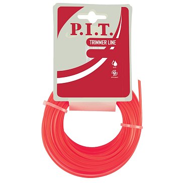 Изображение товара Леска для триммеров P.I.T. ATML01-D20MS, квадрат крученый 15 м x 2,0 мм, картон