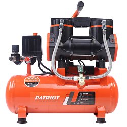 Компрессор поршневой Patriot KDS 190 F10 526302410, безмасляный, 190 л/мин, 0,95 кВт, 8 бар, 10 л, 2800 об/мин, быстросъем 1/4