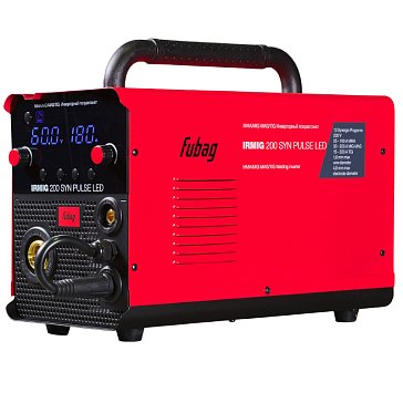 Изображение товара Сварочный полуавтомат инвертор Fubag IRMIG 200 SYN PULSE LED, горелка 250А в комплекте