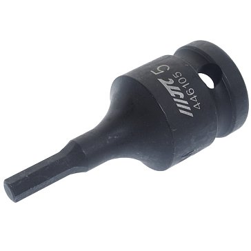 Изображение товара Головка торцевая ударная JTC 446105 1/2" HEX 60 мм из хромомолибденовой стали