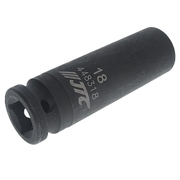 Изображение товара Головка торцевая JTC 448318 12-гранная ударная глубокая 1/2" 18 мм