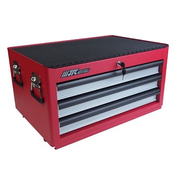 Изображение товара Ящик инструментальный JTC JTC-5639, 3 секции, металлический, средняя глубина