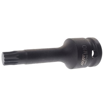 Изображение товара Головка торцевая ударная JTC SPLINE 1/2" х M10 длина 78 мм