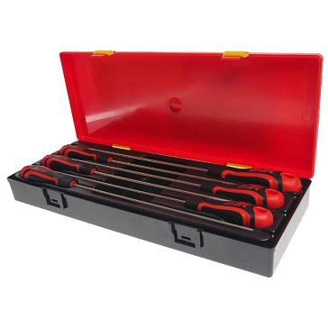 Изображение товара Набор отверток удлинённых JTC JTC-K7061 TORX T10 T15 T20 T25 T27 T30 250 мм в ложементе 6 предметов