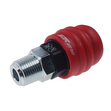 Изображение товара Соединитель быстросъемный композитный двухрежимный JTC JTC-C30SMA 3/8" мама