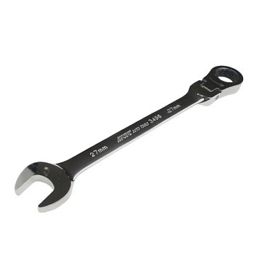 Изображение товара Ключ комбинированный трещоточный JTC JTC-3496, с подвижной головкой, 27мм