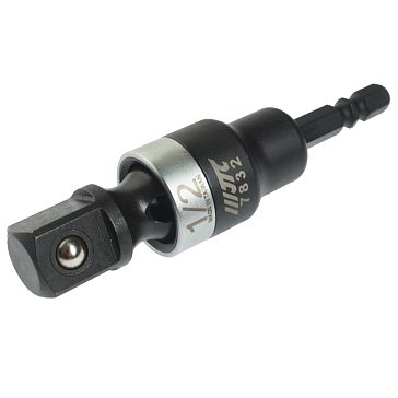 Изображение товара Адаптер карданный под шуруповерт JTC 7832 1/4 и 1/2 дюйма из CrMo