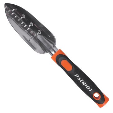 Изображение товара Лопатка посадочная Patriot 777001513 узкая мерные насечки алюминий 320 мм