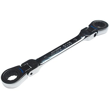 Изображение товара Ключ накидной шарнирный JTC-5035 с трещоткой 169 мм для профессионалов