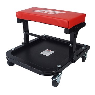 Изображение товара Передвижное сиденье JTC JTC-7916, на колёсиках, с механическим приводом, складное (груз-ть до 120 кг, квадратное)