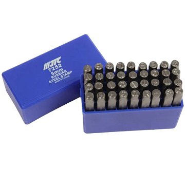 Изображение товара Клейма буквенные кириллица 5мм JTC JTC-7252 HRC 60 комплект с футляром