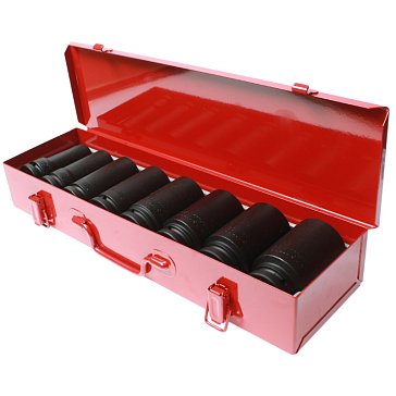 Изображение товара Набор ударных головок JTC JTC-J608L, 8 предметов, 21-38 мм