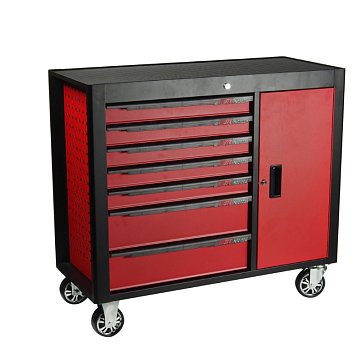 Изображение товара Тележка инструментальная JTC JTC-S1067 7 секций колесная с боковым ящиком