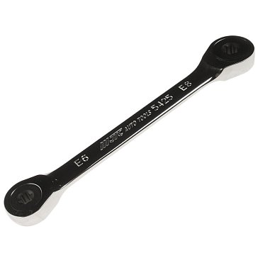 Изображение товара Ключ накидной JTC JTC-5425 трещоточный TORX E6xE8 из хромованадиевой стали