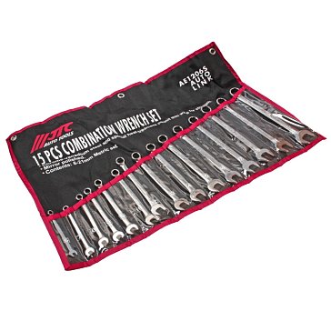 Изображение товара Набор ключей комбинированных JTC AE1206S 15 предметов от 6 до 21 мм
