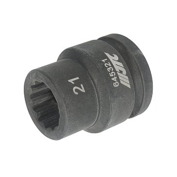 Изображение товара Головка торцевая ударная 12-гранная 3/4 дюйма 21 мм JTC JTC-645321