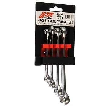 Изображение товара Набор ключей разрезных двухсторонних JTC JTC-51034 8-17мм, 4 шт