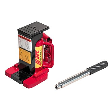 Изображение товара Домкрат гидравлический бутылочный двухуровневый JTC JTC-TOE060, 6 т, высота подъема 212-322 мм