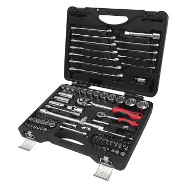 Изображение товара Набор инструментов JTC JTC-T085C-B72, 1/4", 1/2", 12-гранный, в кейсе, 85 предметов 