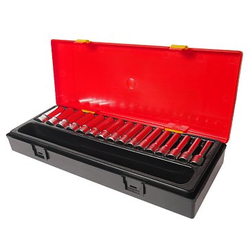 Изображение товара Набор торцевых головок глубоких JTC-K3161 16 предметов 3/8 дюйма