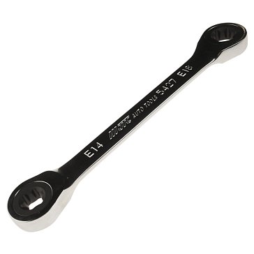 Изображение товара Ключ накидной JTC JTC-5427 трещоточный TORX E14 E18 из хромованадиевой стали