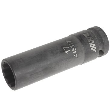 Изображение товара Головка торцевая ударная 17 мм 12-гранная 1/2" JTC-448317