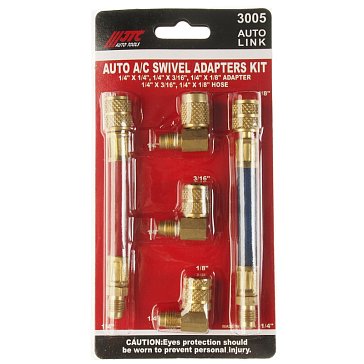 Изображение товара Набор адаптеров для заправки кондиционеров JTC JTC-3005