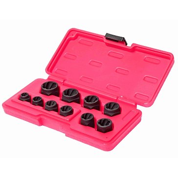 Изображение товара Набор головок для поврежденных болтов и гаек JTC JTC-1545 10 шт 8-19 мм в кейсе