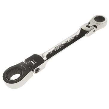 Изображение товара Ключ накидной шарнирный JTC JTC-5033, с трещоткой 8х10, длина 125 мм