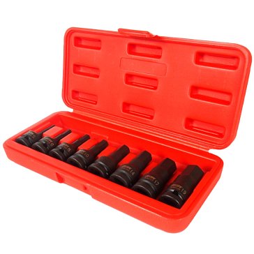 Изображение товара Набор ударных головок JTC JTC-J408H 8 предметов 5-19 мм в кейсе