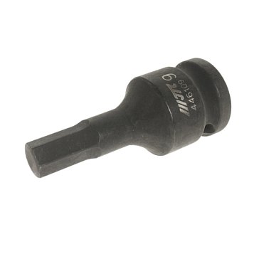 Изображение товара Головка торцевая ударная JTC HEX 1/2 H-9 диаметр 25 мм длина 60 мм
