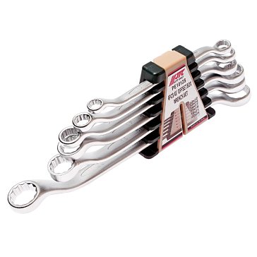 Изображение товара Набор ключей накидных JTC JTC-PE1012S, 45 градусов, 12-гранные, 10-24 мм, 6 предметов