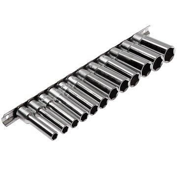 Изображение товара Набор торцевых головок JTC JTC-H312M 12 предметов 3/8 дюйма глубокие шестигранные