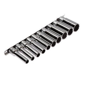 Изображение товара Набор головок торцевых глубоких 12-гранных JTC JTC-T410M 10 шт, 1/2 дюйма